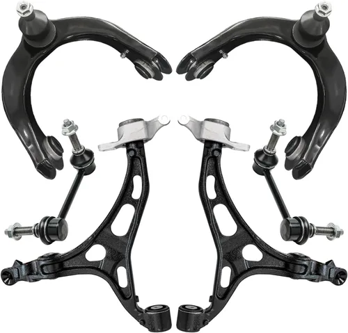 Miniatura 334 de Detroit Axle - Kit de extremo delantero para Chrysler 300 Dodge Charge Challenger 2011-2023, 2 brazos de control inferiores traseros 2 rótulas