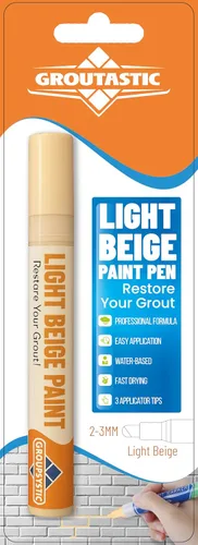 Miniatura 9 de Pluma de lechada – Negro – Pluma de pintura y reparación de lechada para azulejos para baño y cocina, marcador de retoque de lechada impermeable