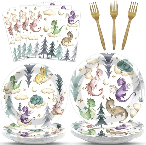 Miniatura 29 de 96 piezas de decoración de cumpleaños número 65 para hombres, platos y servilletas de papel para la mesa de pastel, suministros de mesa