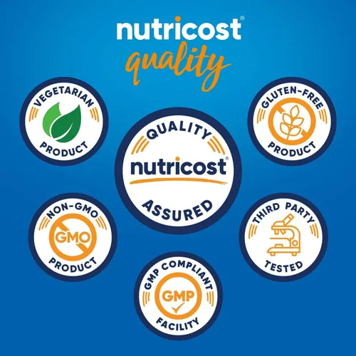 Miniatura 3 de Nutricost Quercetina 880 mg, 240 Cápsulas Vegetarianas con Bromelina (165 mg) – 120 Porciones (440 mg de Quercetina por Cápsula) – Sin Gluten, Sin