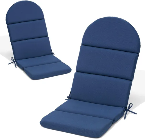 Miniatura 13 de Crestlive - Cojín Adirondack para silla, 50 x 19.6 pulgadas, impermeable, resistente a la decoloración, cojín para silla mecedora de respaldo alto