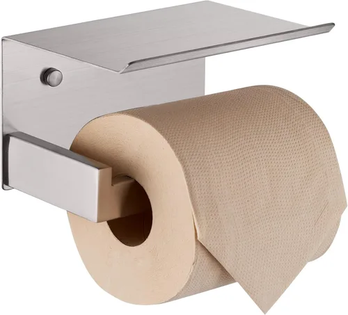 Miniatura 16 de KOKOSIRI Portarrollos de papel higiénico de níquel cepillado, portarrollos de papel higiénico de acero inoxidable para cocina, baño, dispensador