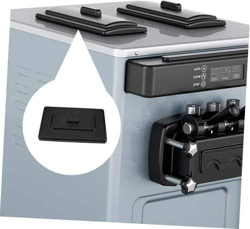 Miniatura 6 de BESTonZON Cubierta para máquina de helados 13.34 x 7.63 x 1.96 pulgadas, tapa protectora portátil para máquina de servir suave, piezas