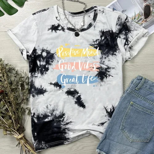 Miniatura 2 de BLACKMYTH Camisetas de algodón suave con estampado para mujer