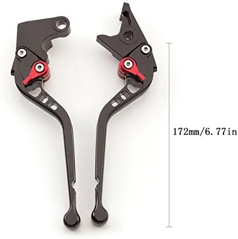 Miniatura 2 de FXCNC Palancas de embrague de freno de motocicleta compatibles con ZX636R ZX6RR ZX6RR 2000-2004, ZX10R 04-05, Z1000 03-2006, VERSYS 1000 2012-2014