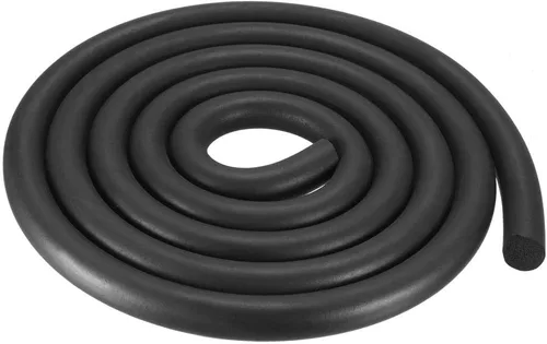 Miniatura 5 de uxcell Tira de goma de espuma de sellado de 0.118 in de diámetro 16.4 ft de largo, color negro