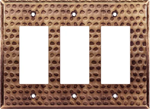 Miniatura 34 de LIDER Placa decorativa de pared de metal para interruptor o receptáculo, cubierta de salida de acero inoxidable, resistente a la corrosión