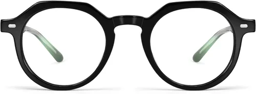 Miniatura 2 de Dollger Gafas de Bloqueo de Luz Azul para Hombres y Mujeres, Marco Grueso, Redondo, Sin Receta, Para Trabajo en Computadora