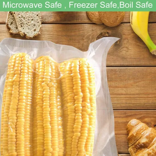 Miniatura 6 de O2frepak 400 Bolsas Selladoras al Vacío Tamaño Cuarto de Galón 8" x 12" Sin BPA y Prevención de Perforaciones, Bolsas de Congelador con Sellado al