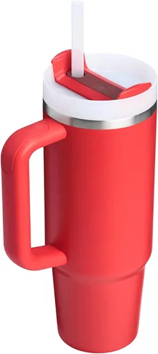 Miniatura 3 de Stanley Quencher H2.0 - Vaso de acero inoxidable con asa, pajilla y tapa FlowState giratoria de 3 posiciones; aislamiento térmico, sin BPA; apto