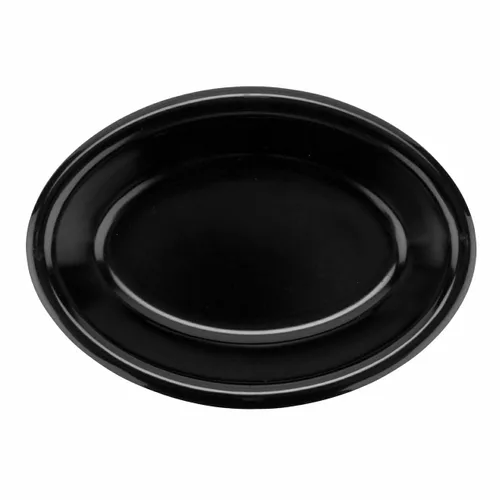 Miniatura 2 de G.E.T. DN-365-BK - Bandeja de 5 onzas, resistente a la rotura, melamina, negro (paquete de 12)
