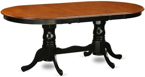 Miniatura 3 de Atlin Designs Sillas de mesa y comedor de 7 piezas en negro/cereza