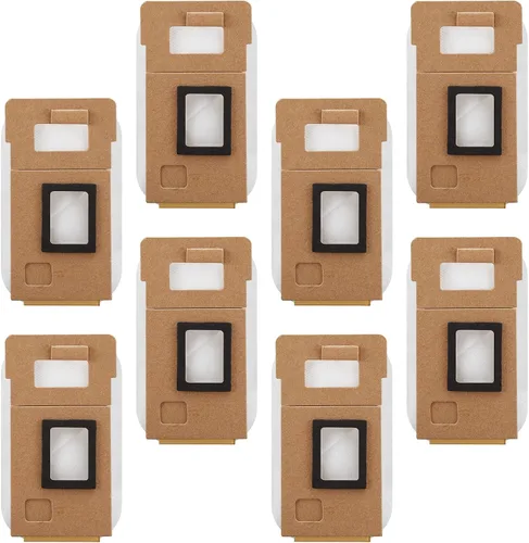 Miniatura 7 de Paquete de 4 bolsas de polvo para aspiradora Roborock S7 / S7+ Base de vacío automático Juego de accesorios de fábrica de fuente de bolsa