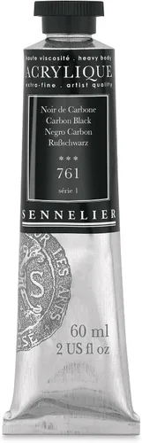 Miniatura 71 de Sennelier Acrílico para artistas extrafinos, 2.0 fl oz, luz verde cromo S3