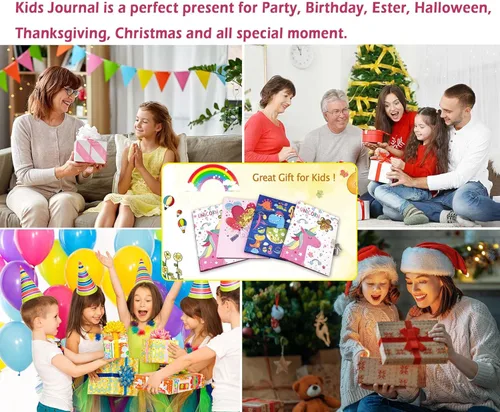 Miniatura 3 de Diario para niñas con cerradura para niños, GINMLYDA Diarios rosas lindos 18x13.5 cm 160 páginas Cuaderno secreto para niñas con cerradura y llave