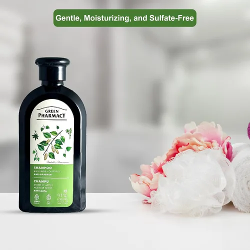 Miniatura 2 de Champú anticaspa de brotes de abedul y aceite de ricino 11.83 onzas líquidas Fortalece el cabello, hidrata y combate la caspa. Ingredientes