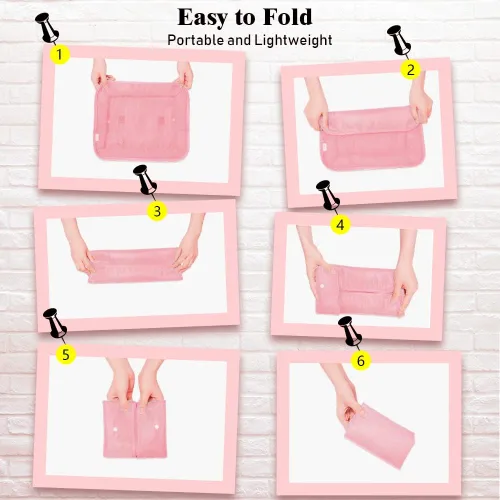 Miniatura 6 de fancyou - Juego de 8 cubos de embalaje para maletas, organizadores de equipaje, bolsa de almacenamiento grande, ligera e impermeable, bolsa