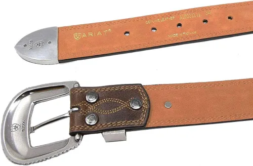 Miniatura 5 de Ariat la grasa de la mujer Distressed Cinturón de piela10004610