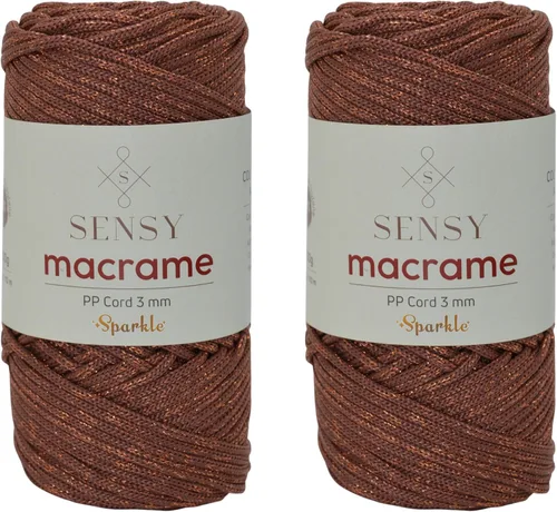 Miniatura 68 de Sensy - Cuerda de poliéster prémium de 0.118 pulgadas (0.118 in), 131 yardas, 100% polipropileno, cordón de macramé, cuerda de ganchillo de 0.118