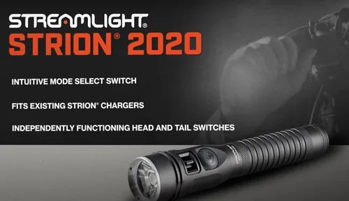 Miniatura 6 de Streamlight 74435 Strion 2020 Linterna LED recargable de 1200 lúmenes, incluye sistema de carga Piggyback de 120V/100V AC/12V CC, color negro