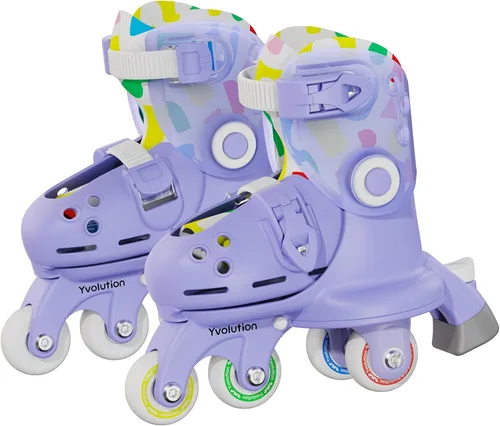 Volution Learner Twista Patines – Patines ajustables 2 en 1 para niños a partir de 2 años – Convierte de patines de tres ruedas a patines en línea –