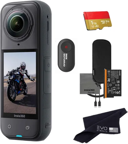 Miniatura 9 de Insta360 X5 - Cámara de acción impermeable 360 con sensores de 1/1.28", video HDR 360 de 8K, foto de 72 MP, lente única 4K a 60 fps, rendimiento