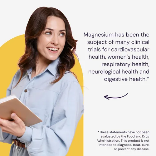 Miniatura 5 de Healthy Origins Quelato de bisglicinato de magnesio, 360 tabletas - Alta absorción totalmente tamponado Albion TRAACS Magnesio - Apoya la relajación
