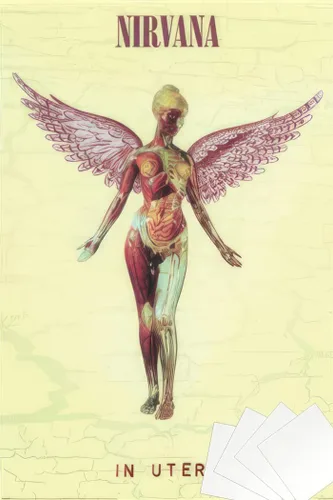 Miniatura 10 de Nirvana - Póster musical (In Utero - Portada del álbum) (Tamaño: 24" x 36")