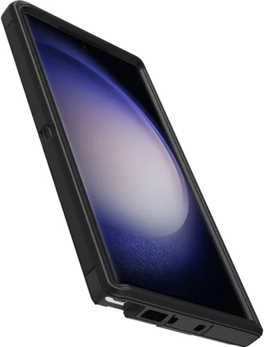 Miniatura 3 de OtterBox Funda para Galaxy S23 Ultra (Solo) - Serie Defender - Negro, Resistente y Duradero - con Protección de Puertos - Incluye Soporte con Clip