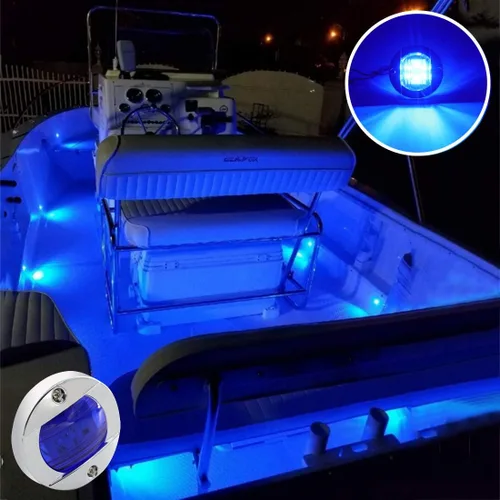 Miniatura 6 de Boaton Luces LED de pesca nocturna - Luces de cortesía, cubierta, navegación para barcos (Azul)
