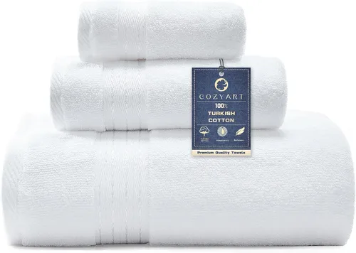 Miniatura 17 de COZYART - Juego de 3 toallas de baño de algodón, color naranja quemado, grandes y gruesas, 19.17 oz/yd², incluye 1 toalla de baño, 1 toalla de mano