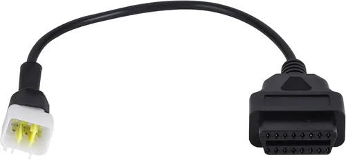 Cable OBD apto para Delphi 6pin a 16pin adaptador de motocicleta, conector OBD2 compatible con Obd1 a Obd2 escáner herramienta de diagnóstico para