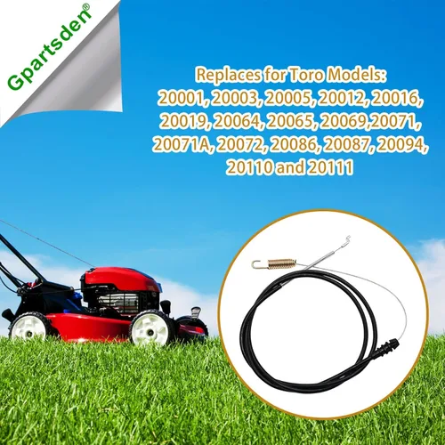 Miniatura 3 de Piezas de repuesto para cable de transmisión Toro Recycler 22 105-1845 para cable de control de tracción de cortacésped autopropulsado