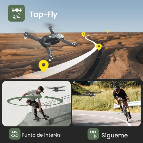 Miniatura 6 de Holy Stone HS175D Drone GPS con cámara 4K para adultos, menos de 8.78 oz, cuadricóptero RC plegable con retorno automático, vuelo de 46 minutos