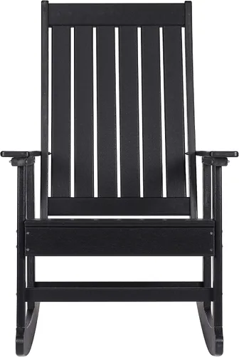 Miniatura 11 de Island Retreat Ez-Care - Silla mecedora Adirondack de madera de teca, perfecta como silla mecedora para patio, sala de estar o al aire libre