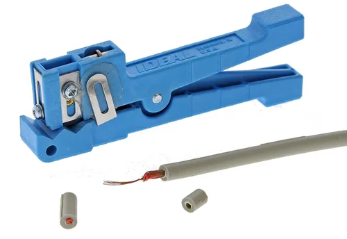 Miniatura 5 de IDEAL Industries, Inc. 45-163 Ringer - Pelacables de hoja ajustable, herramienta de pelado de cables para cable de 18 pulgadas - 732 pulgadas