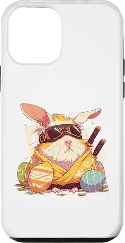 Miniatura 12 de iPhone 15 coloridos huevos de Pascua caza Ninja conejillo de indias con orejas de conejo