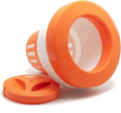 Miniatura 4 de Flotador de cloro para tabletas de 3 pulgadas, dispensador de cloro flotante de mayor capacidad, anillo de control ajustable para spas, jacuzzi