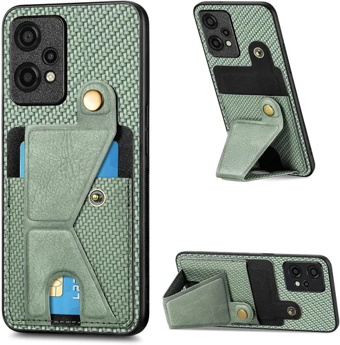 Miniatura 145 de Funda para Xiaomi Poco M5s 4G, Funda para Redmi Note 10 4G / Note 10S 4G / Note 11 SE (India) Funda de cuero PU ranuras para tarjetas Soporte