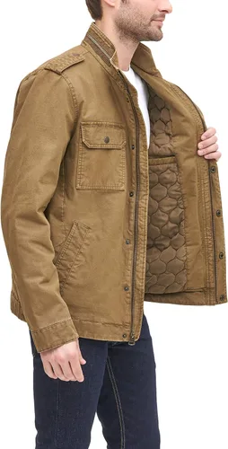 Miniatura 9 de Levis Chaqueta militar de algodón lavado grande y alto para hombre