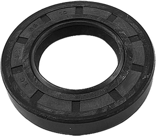 Miniatura 31 de uxcell Caucho doble de los labios del sello de aceite del eje rotatorio métrico 49.2x82.0x16.4 ft m TC, negro