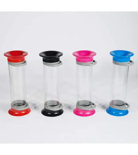 Miniatura 5 de C-Thru - Tubo de reciclaje de batería 10Q (azul) Tubo compacto de recolección de batería transparente estándar/reciclar calcomanías en todo Estados