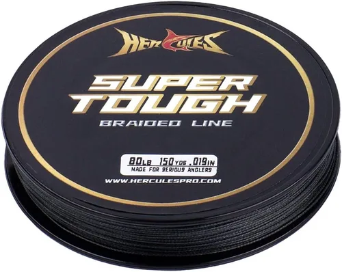 Miniatura 8 de HERCULES Línea de pesca trenzada súper resistente 4 hebras / 8 hebras, líneas trenzadas de 4 libras - 160 libras, 150/300/500/1000 yardas para agua