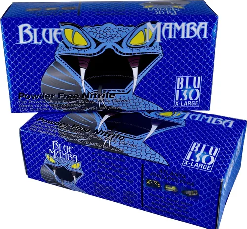 Miniatura 2 de Blue Mamba Super Strong - Guantera de nitrilo 100
