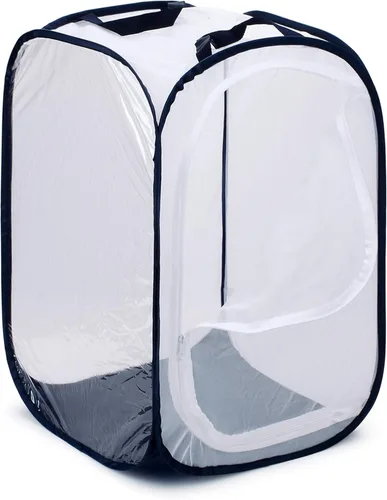 Miniatura 11 de RESTCLOUD Hábitat grande de mariposa monarca de 36 pulgadas, jaula de malla plegable gigante para insectos, terrario, 24 x 24 x 36 pulgadas