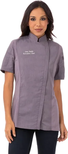 Miniatura 2 de Chef Works Abrigo de chef Springfield para mujer