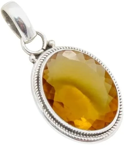 Miniatura 16 de Colgante de plata de ley 925 Joyería de plata hecha a mano para mujer, colgante de piedras preciosas naturales, regalo perfecto para ella