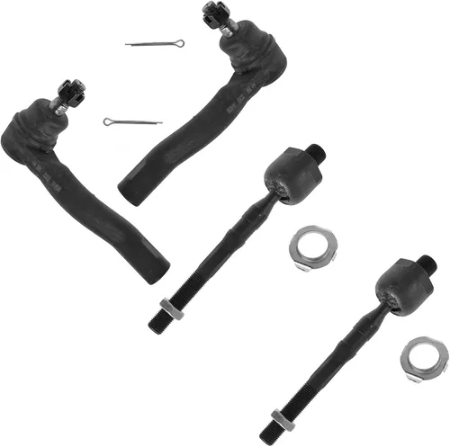 Miniatura 13 de TRQ Juego de barras de acoplamiento delanteras interiores y exteriores de 4 piezas compatible con Jeep Cherokee 1991-2001 y Comanche 91-92
