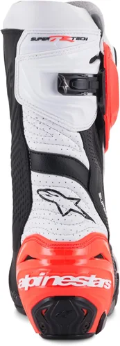 Miniatura 5 de Alpinestars Supertech R - Botas de motocicleta de carreras ventiladas, certificadas CE, ligeras, ventilación y agarre avanzados negro/blanco/rojo