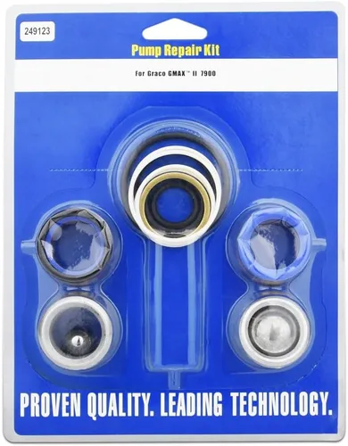 249123 Kit de embalaje de reparación de bomba para pulverizador de pintura sin aire 7900/2030/200/300 Aftermarket (7900)